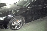 Audi A7 тонирование стёкол, покраска колёсных дисков