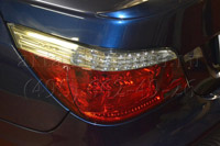 BMW 525 защита задних фонарей