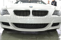 BMW 6 ламинация передней части авто плёнкой
