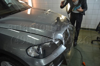 BMW X5 ламинация передней части автомобиля