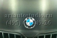 BMW X6 карбоновая плёнка на капот, прозрачная защитная плёнка на расширители колёсных арок