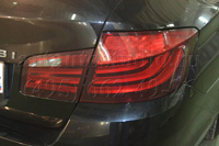 BMW 528i тонирование задних фонарей