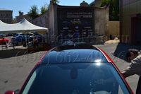 Ford Focus стайлинг крыши чёрной глянцевой плёнкой