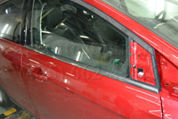 Ford Focus III оклейка хром пакета чёрной зеркальной плёнкой