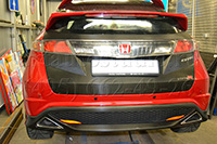 Honda Civic стайлинг карбоновой плёнкой