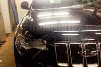 Jeep Grand Cherokee ламинация передней части автомобиля защитной плёнкой