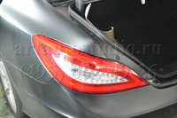 Mercedes CLS тонирование стёкол и задних фонарей