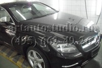 Mercedes CLS ламинация защитной виниловой плёнкой