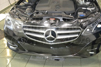 Mercedes ламинация автомобиля защитной плёнкой