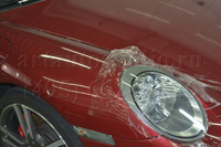 Porsche ламинация защитной прозрачной плёнкой