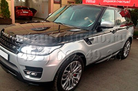 Range Rover стайлинг плёнкой серый металлик