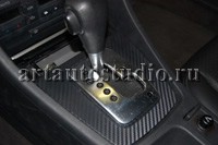 Audi стайлинг салона карбоновой плёнкой