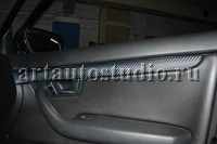 Audi стайлинг салона карбоновой плёнкой