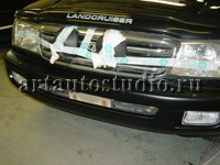 LandCruiser защитная пленка на передний и задний бамперы