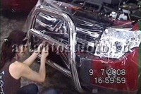 Mitsubishi Pajero ламинация защитной плёнкой
