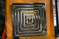 Стайлинг вентиляционной решетки зеркальной серебряной плёнкой