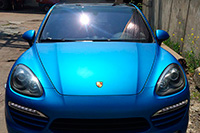 Porsche Cayenne    Blue Aluminium